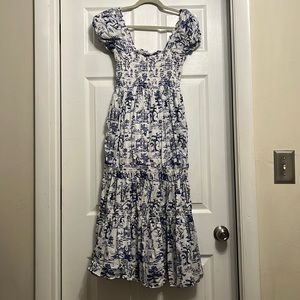 Japanese Garden Dress with Pockets